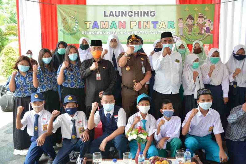 Foto : Bahrudin, Kejari Kabupaten Tangerang Launching Taman Pintar