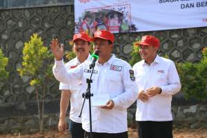 Sekda Pimpin Apel Siaga Bencana Relawan PMI Kabupaten Tangerang