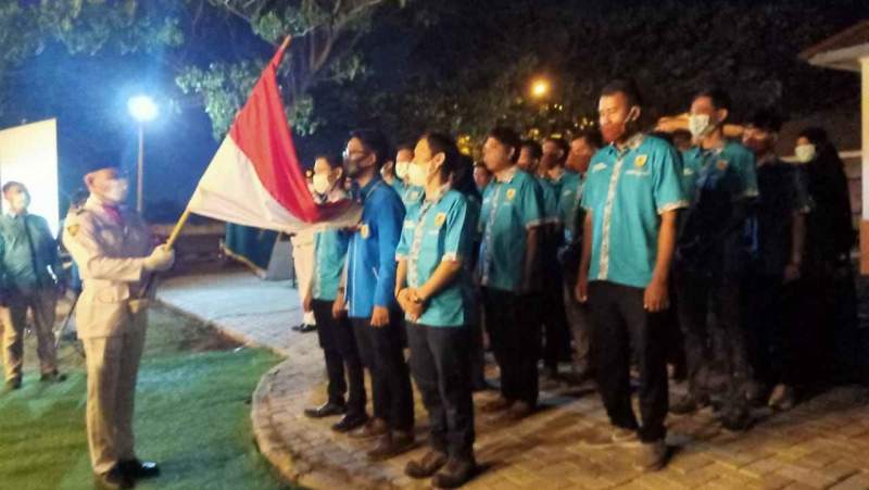 Foto : Pelantikan Dewan Pengurus Kecamatan (DPK) Komite Nasional Pemuda Indonesia (KNPI) Kecamatan Mekar Baru 