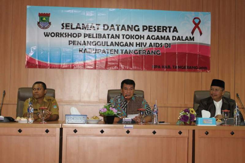 Workshop penanggulangan HIV/AIDS Kabupaten Tangerang.