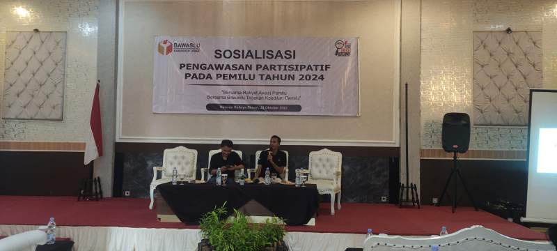 Bawaslu Kabupaten Lebak Sosialisasi Pengawasan Partisipatif Bersama Mahasiswa dan Wartawan