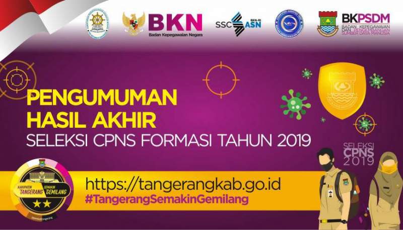 Foto : Pemkab Tangerang Umumkan Hasil Seleksi CPNS Formasi Tahun 2019 