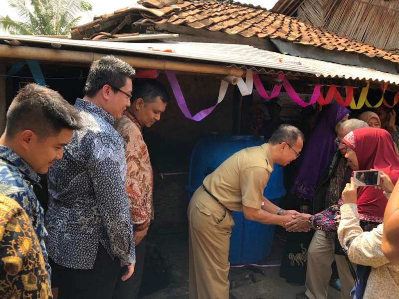 APERSI Banten Berikan Bantuan Pemasangan Air Bersih dan Sumbang Bio Tank Untuk Sanitasi Warga