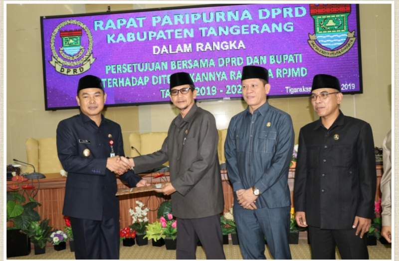 Perda RPJMD Kabupaten Tangerang Disahkan