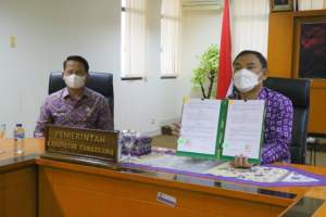 Wakil Bupati Tangerang Tandatangani Nota Kesepahaman Penempatan Lulusan PKN STAN