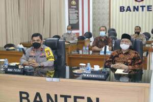 Wakapolda Banten Menghadiri Courtessy Call Kapolri Dengan Ketum PP Muhammadiyah Pusat