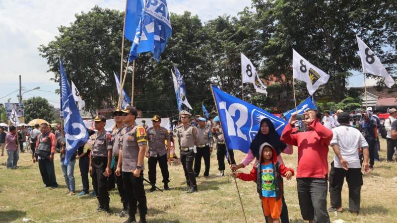 Polres Serang Lakukan Pengamanan Kampanye Capres Prabowo-Sandi