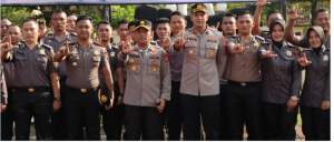Kapolres Lebak Pimpin Upacara Korp Raport Kenaikan Pangkat Perwira dan Bintara Periode 1 Juli 2023