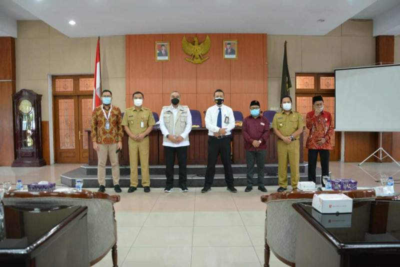 Foto : Bupati Zaki dan Wali Kota Tangerang Bersama Korsupgah Bahas Penuntasan Penyerahan Aset ke Kota Tangerang