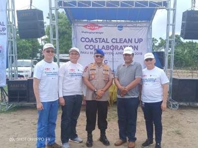 Polairud Polda Banten Laksanakan Kegiatan Coastal Clean Up 2019