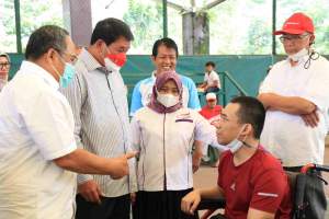 Sekda Buka Lomba Cabang Olahraga Boccia Ajang National Paralympic Of Indonesia Kabupaten Tangerang