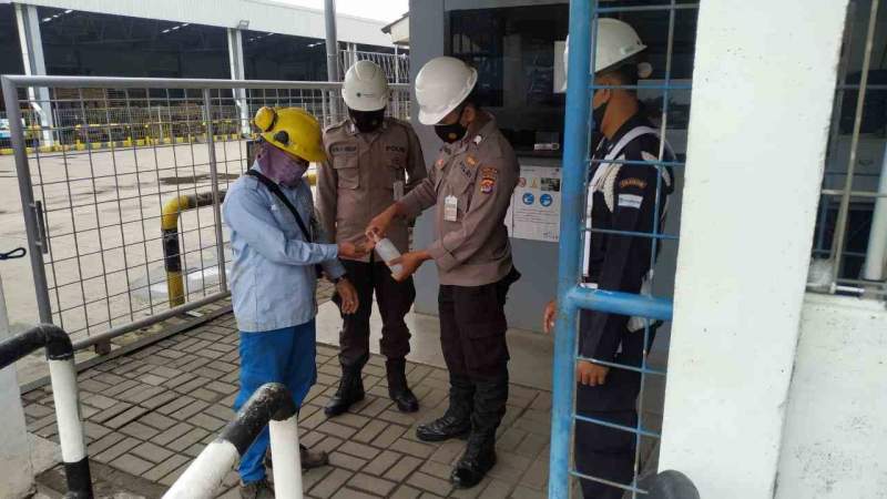Foto :  Pantau Penerapan Prokes Pada Obvitnas dan Obter, Ditpamobvit Polda Banten rutin patroli