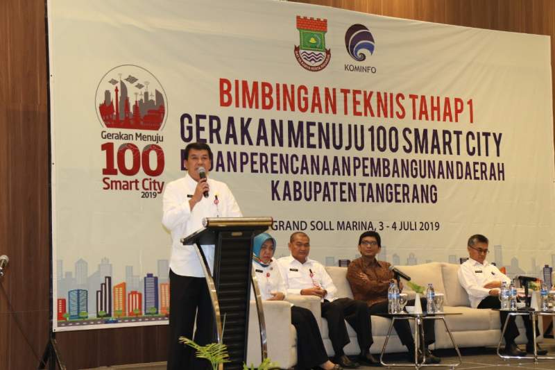 Sekda Tangerang Buka Bintek Gerakan Menuju 100 Smart City