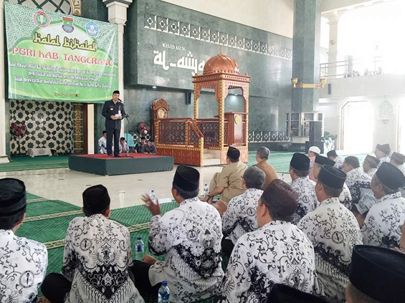 Jalin Silaturahmi, PGRI Kabupaten Tangerang Gelar Halal Bihalal