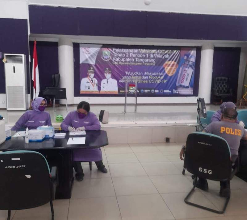 Mulai Hari Ini Anggota DPRD Kabupaten Tangerang di Vaksin Covid-19