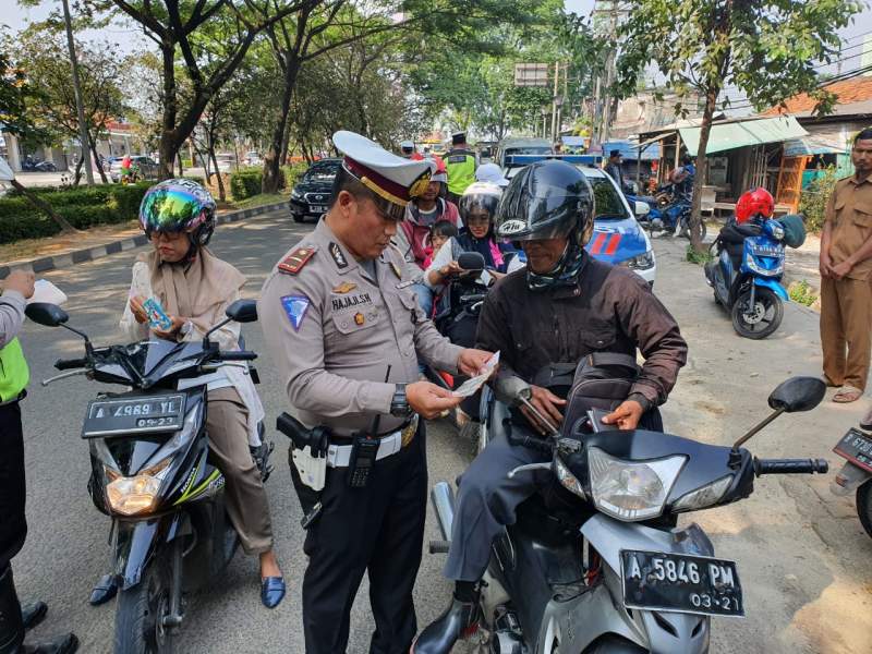 Sepekan Operasi Patuh, Satlantas Polresta Tangerang Tilang 4.700 Pelanggar