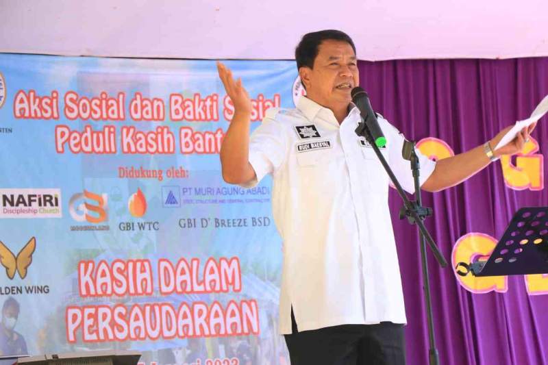 Buka Bakti Sosial Peduli Kasih Banten 2023, Sekda: Inilah Bukti Kerukunan Beragama di Kab. Tangerang.
