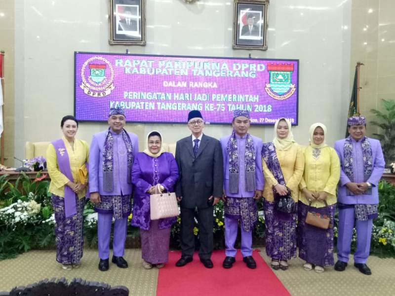 Dewan Kabupaten Paripurna HUT ke-75 Kabupaten Tangerang