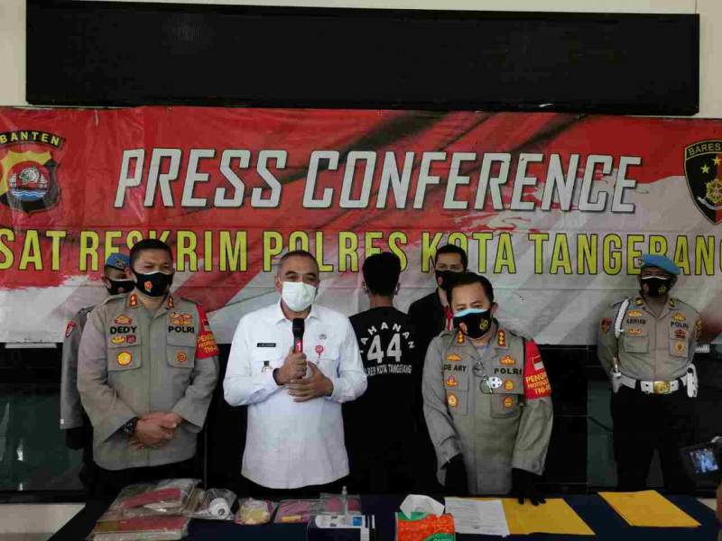 Foto : Polresta Tangerang Bekuk Pelaku Vandalisme