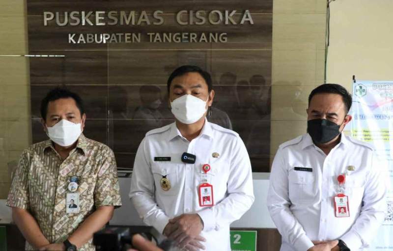 Wakil Bupati Tangerang Hadiri Launching QRIS Di Puskesmas Cisoka
