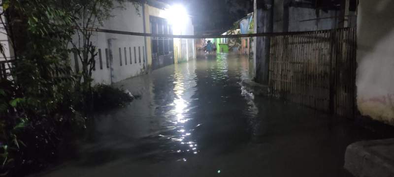 Akibat Hujan Deras, Banjir Kepung Wilayah Rangkasbitung