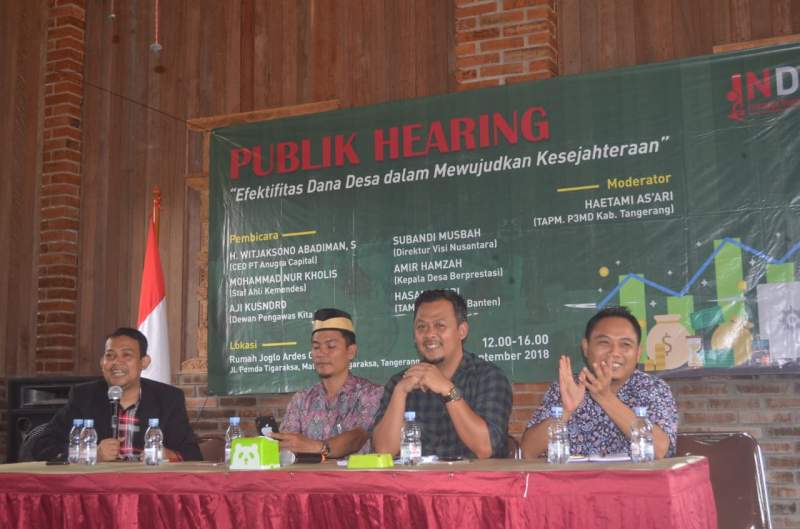 Public Hearing tentang Gebrak Desa.