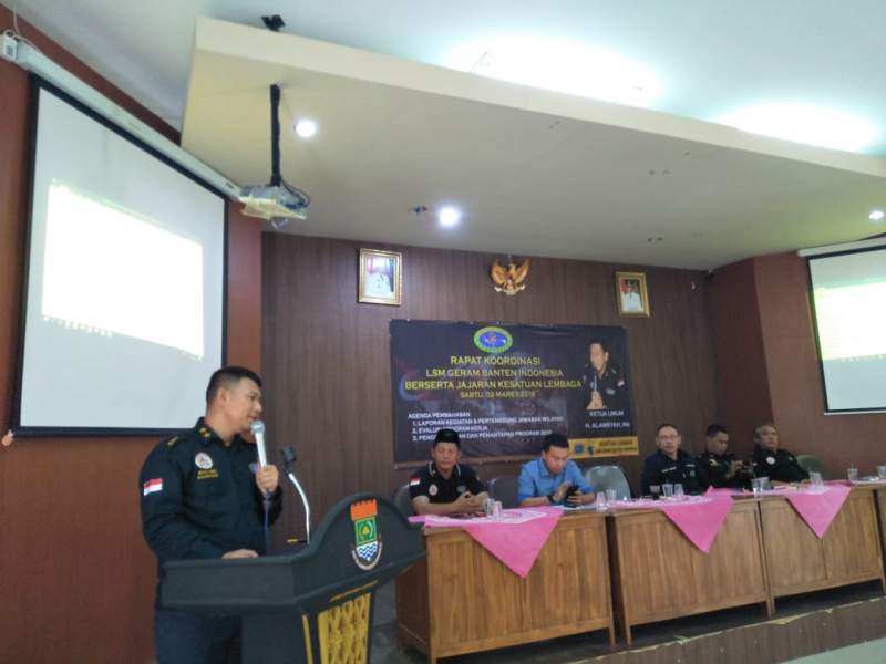 Rakor LSM Geram Banten : &#039;Tingkatkan Pengembangan Program Kerja&#039;