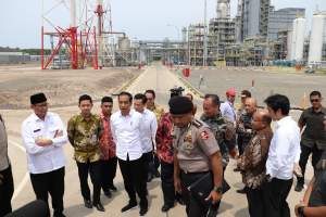 Kapolda Banten dan Pangdam III Siliwangi, Sambut Kunjungan Presiden RI di Cilegon