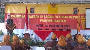 Kasiter Kasrem 064/MY Hadiri Acara Musda LVRI III Banten