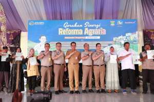 Pj Bupati Tangerang Hadiri Kegiatan Gerakan Sinergi Reforma Agraria