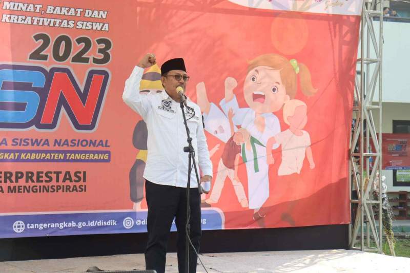 596 Siswa SD Se-Kabupaten Tangerang Antusias Ikut Olimpiade Olahraga 2023