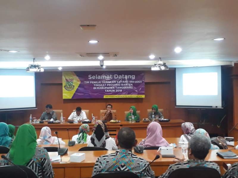 Kunjungan Tim Penilai GSI Banten ke Pemkab Tangerang.
