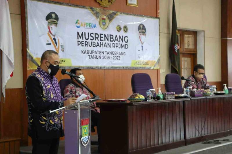 Bupati Zaki Buka Musrenbang Perubahan RPJMD Kabupaten Tangerang