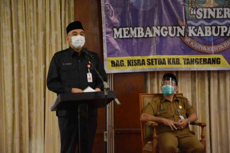 Foto : Bupati Tangerang A Zaki Iskandar Minta Ulama Bersinergi Tangani COVID-19