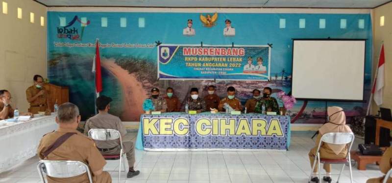 Musrenbang Kecamatan Cihara Kabupaten Lebak Provinsi Banten Terus dikawal TNI- POLRI