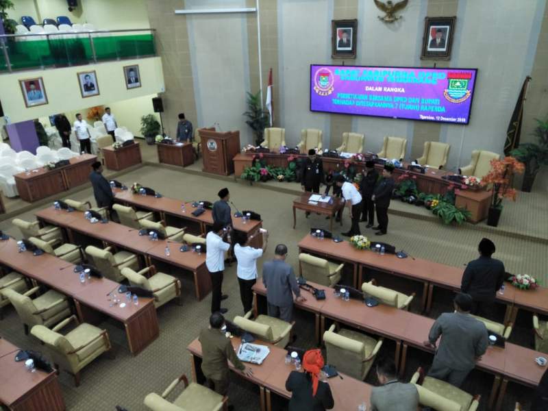 DPRD Kabupaten Tangerang Sahkan 7 Raperda