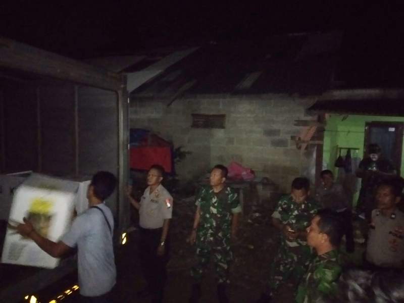 TNI-Polri Kawal 1.402 Kotak Suara dari PPK Cikupa ke Gudang KPUD Tangerang