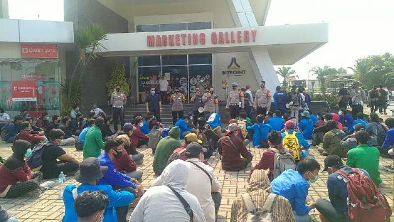 Foto : Polresta Tangerang Amankan 35 Orang