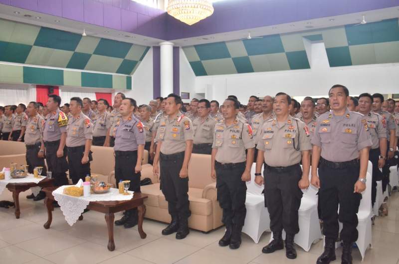 Polresta Tangerang Gelar Simulasi Pengamanan Pemilu 2019