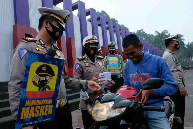 Foto : Operasi Zebra Kalimaya 2020 Kalimaya Satlantas Polresta Tangerang