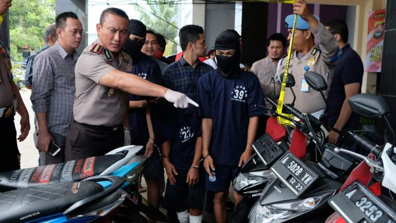 Komplotan Perampok Bersenpi Dilumpuhkan Timah Panas Polresta Tangerang
