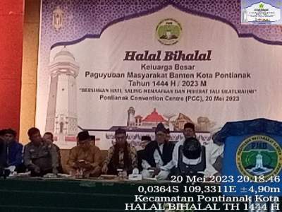 Walikota Pontianak, Edi Kamtono, Hadiri Halal Bihalal Paguyuban Masyarakat Banten di Kalbar