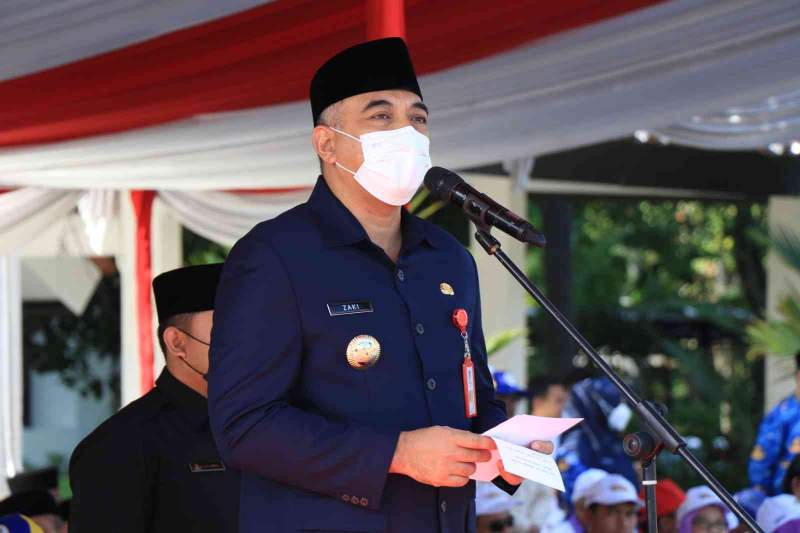 Bupati Zaki Pimpin Upacara Hari Bela Negara Ke-74 Tingkat Kabupaten Tangerang