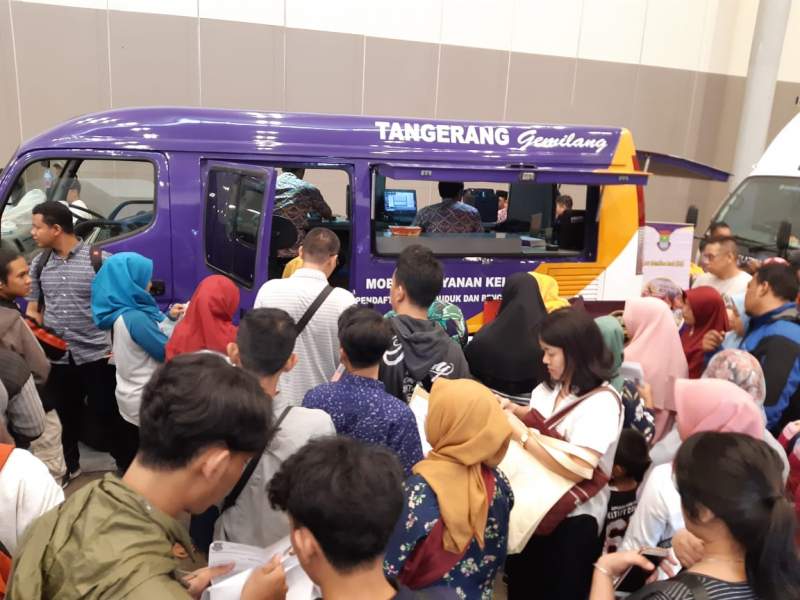 Di Expo HUT Korpri, Dukcapil Kabupaten Tangerang Buka Layanan Pembuatan KTP