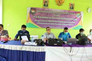 Peduli Banjir, Disdukcapil Kabupaten Tangerang Layani Pencetakan Adminduk di Gelam Jaya