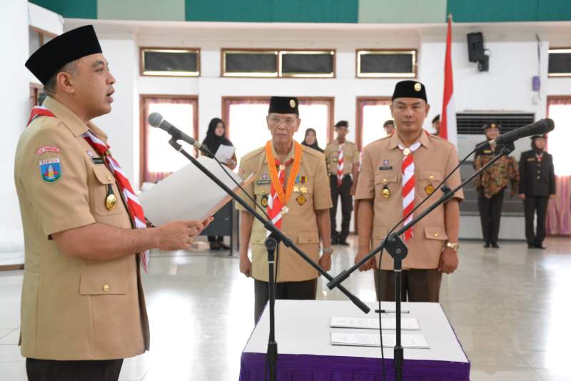Ketua Kwarda Pramuka Banten Lantik Gerakan Pramuka Kabupaten Tangerang
