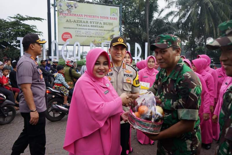 Pengamanan Idul Fitri, Anggota Polresta Tangerang Diberi Suplemen