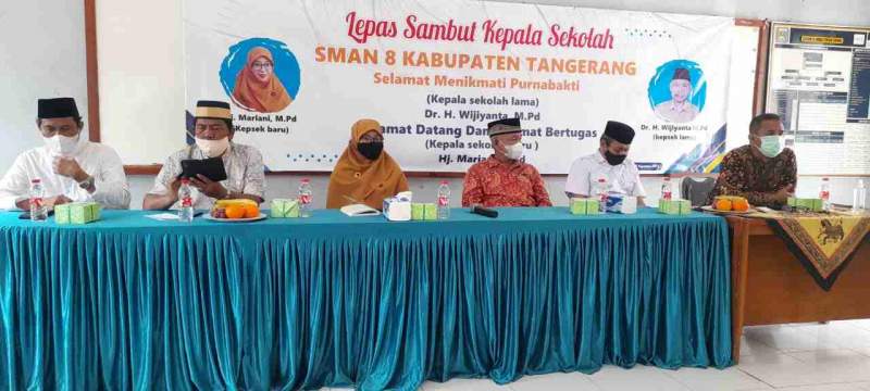 Lepas Sambut SMAN 8 Kabupaten Tangerang Berlangsung Meriah