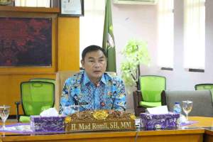 Wakil Bupati Tangerang Hadiri RAT Kopsyah BMI Melalui Virtual