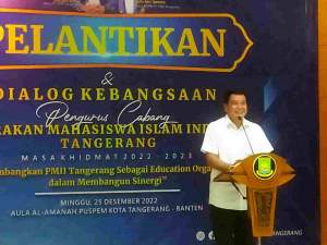 Sekda Hadiri Dialog Kebangsaan PC PMII Tangerang